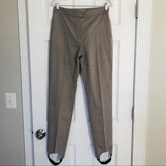 BURBERRY WOOL BLEND STIRRUP PANTS - Picture 5 of 8
